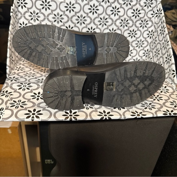 Osprey London women’s designer leather riding,biker,combat boots eu sz:39 us:8.5 - Picture 12 of 13